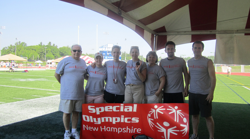 Bianco P.A. volunteers at NH Special Olympics